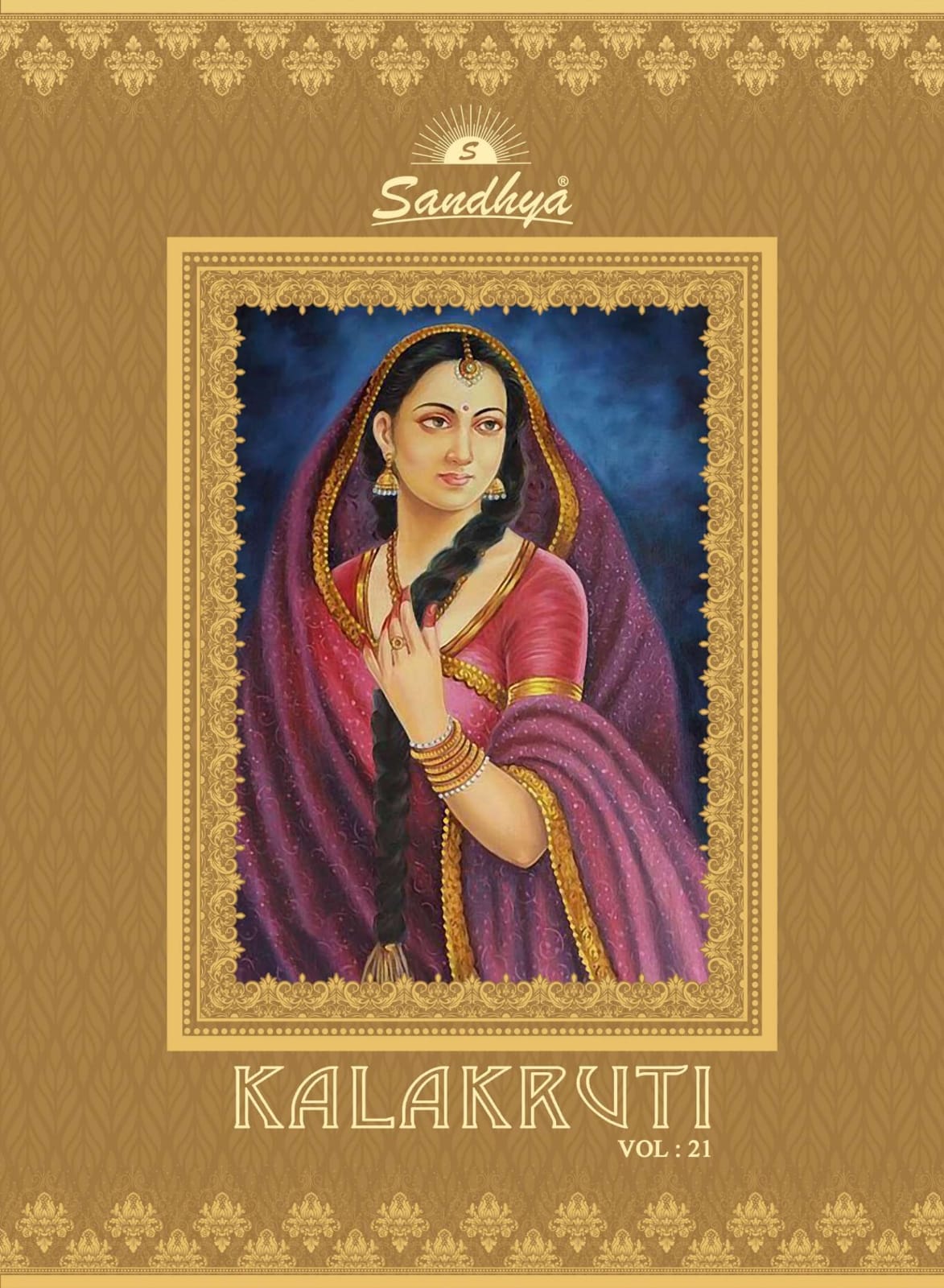 Sandhya Kalakruti Vol 21 Printed Cotton Readymade Kurtis Col...