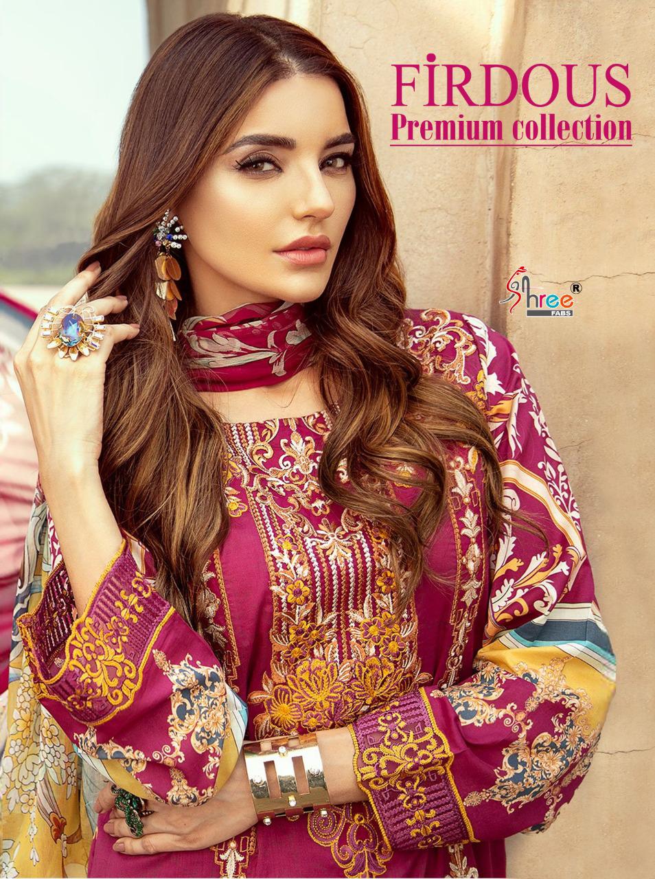 Shree Fabs Firdous Premium Collection Printed Pure Jam Cotto...