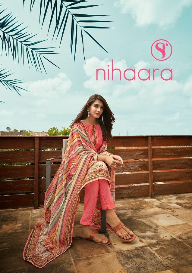 Sweety Fashion Nihaara Digital Printed Jam Satin Dress Mater...
