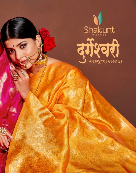 Shakunt Weaves Durgeshwari Traditional Art Silk Sarees Colle...
