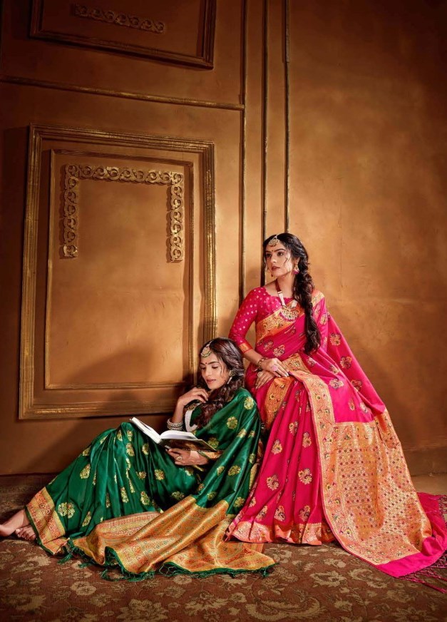 Shruti Radha Rani Designer Traditional Soft Silk Wedding Sar...