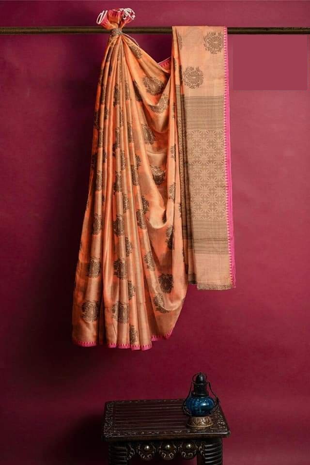 Soft Cotton Silk With Jacquard Weaving Sarees Collection At ...