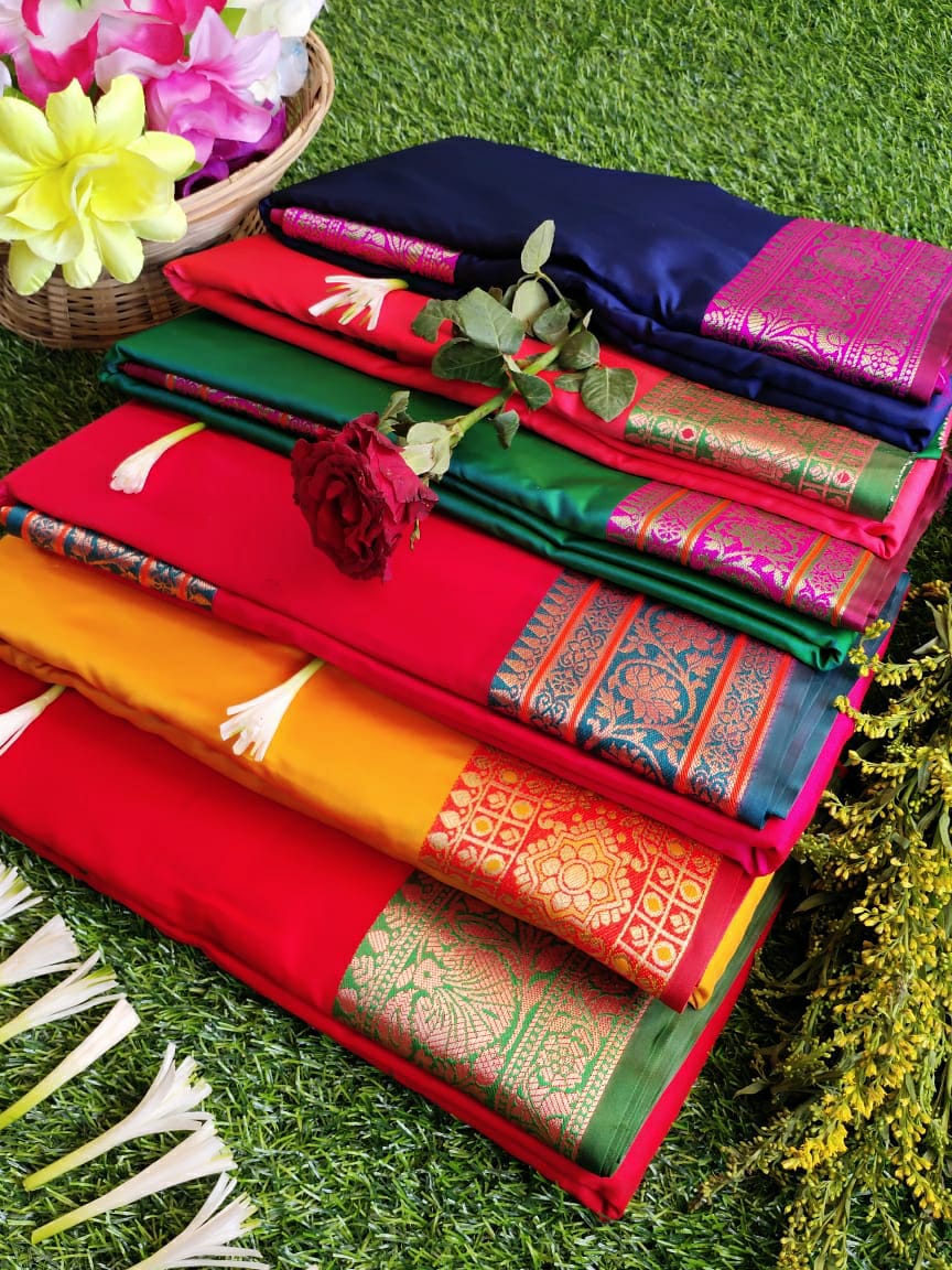 Latest Heavy Designer Pure Banarasi Silk Festival Wear Saree...