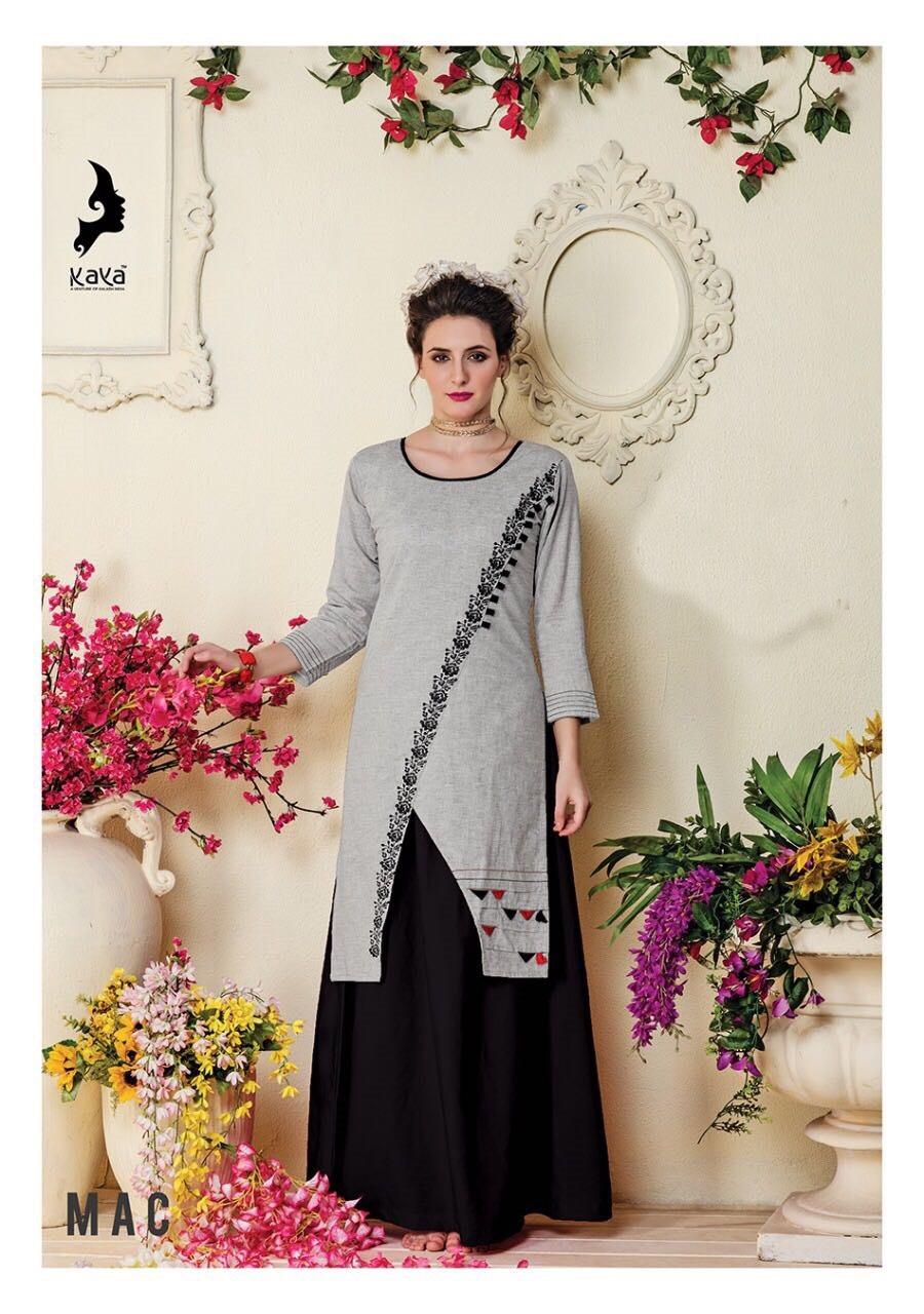 Kaya Mac Handloom South Cotton With Embroidery Work Readymad...