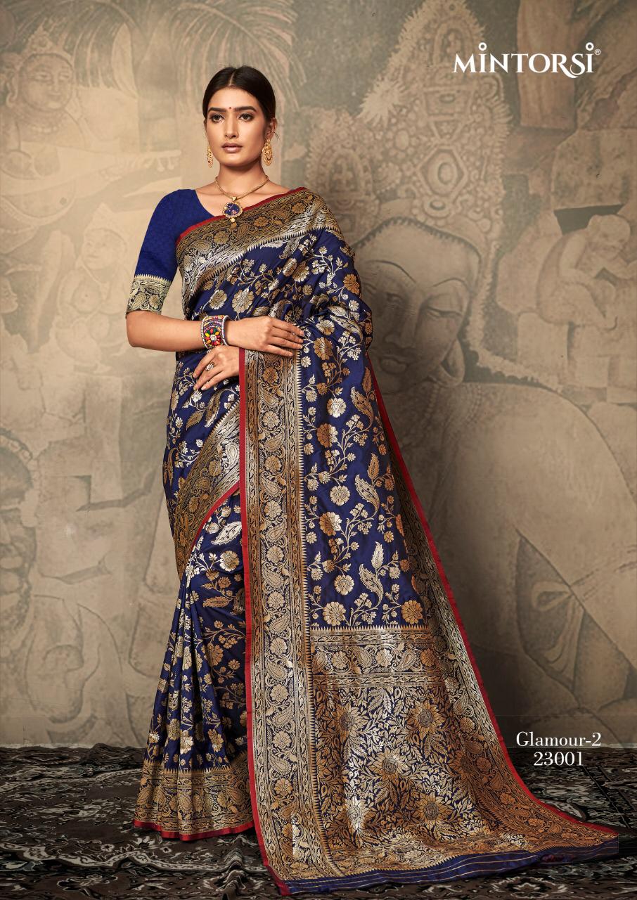 Mintorsi Glamour Vol 2 Heavy Banarasi Silk Sarees Collection...
