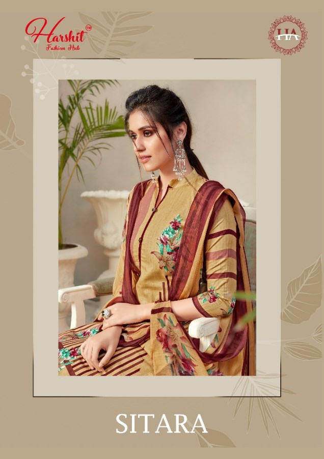 Alok Suits Harshit Fashion Sitara Digital Printed Pure Cambr...