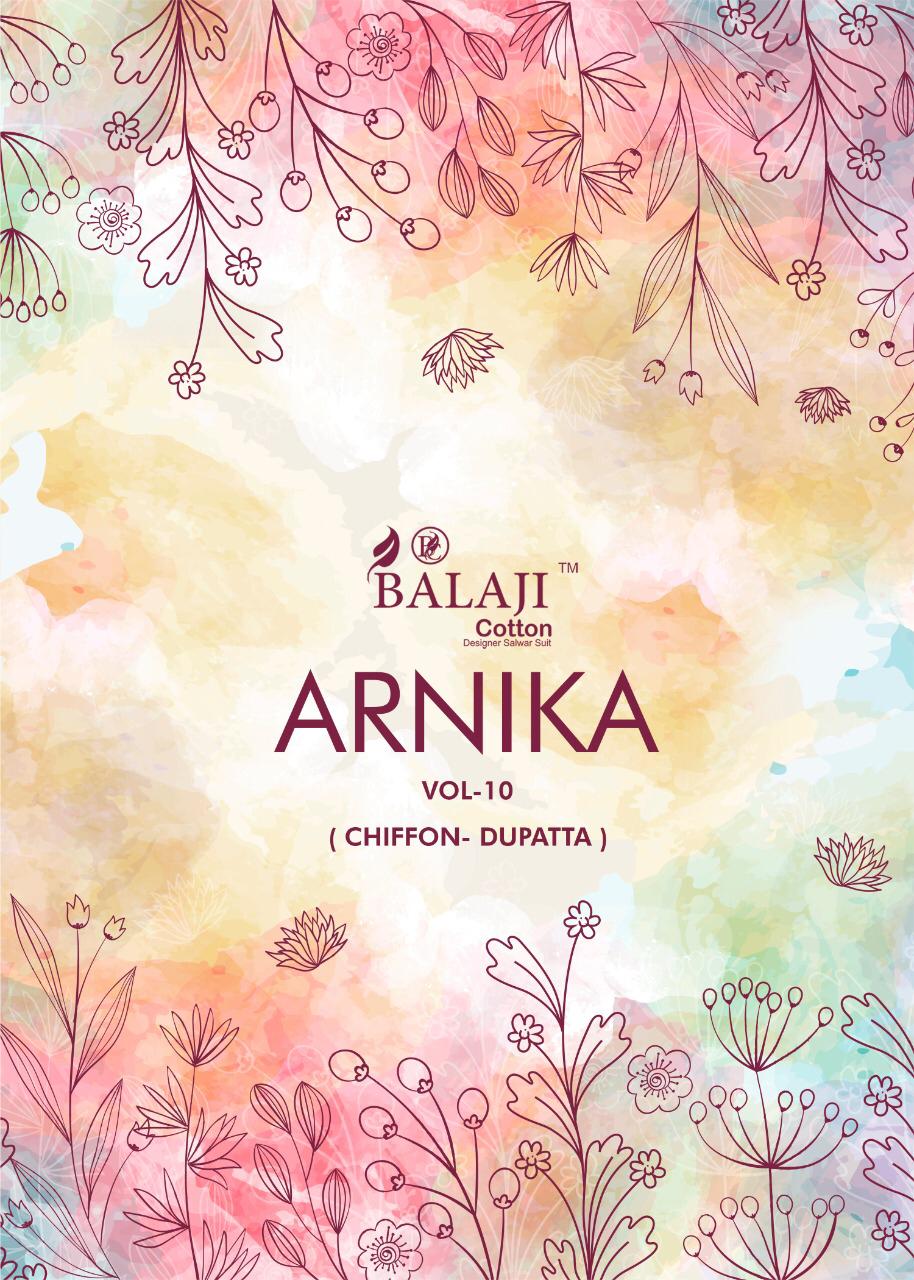 Balaji Cotton Arnika Vol 10 Printed Cotton Dress Material Co...