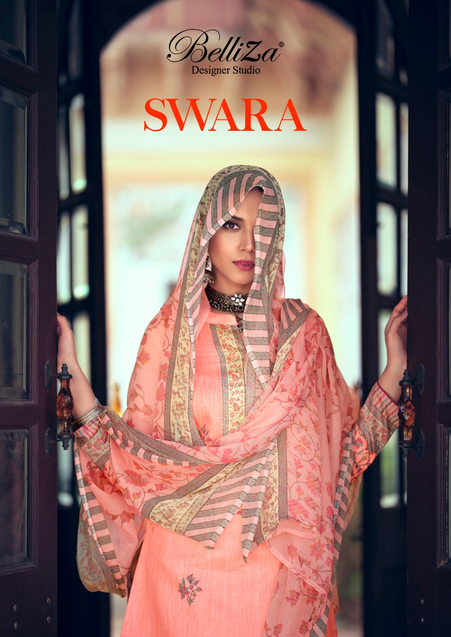 Belliza Designer Studio Swara Pure Original Heavy Jam Cotton...