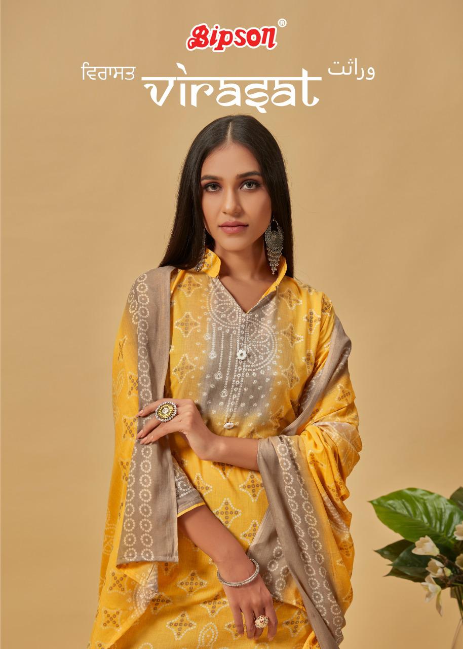 Bipson Virasat 1230 To 1237 Series Printed Pure Cotton With ...