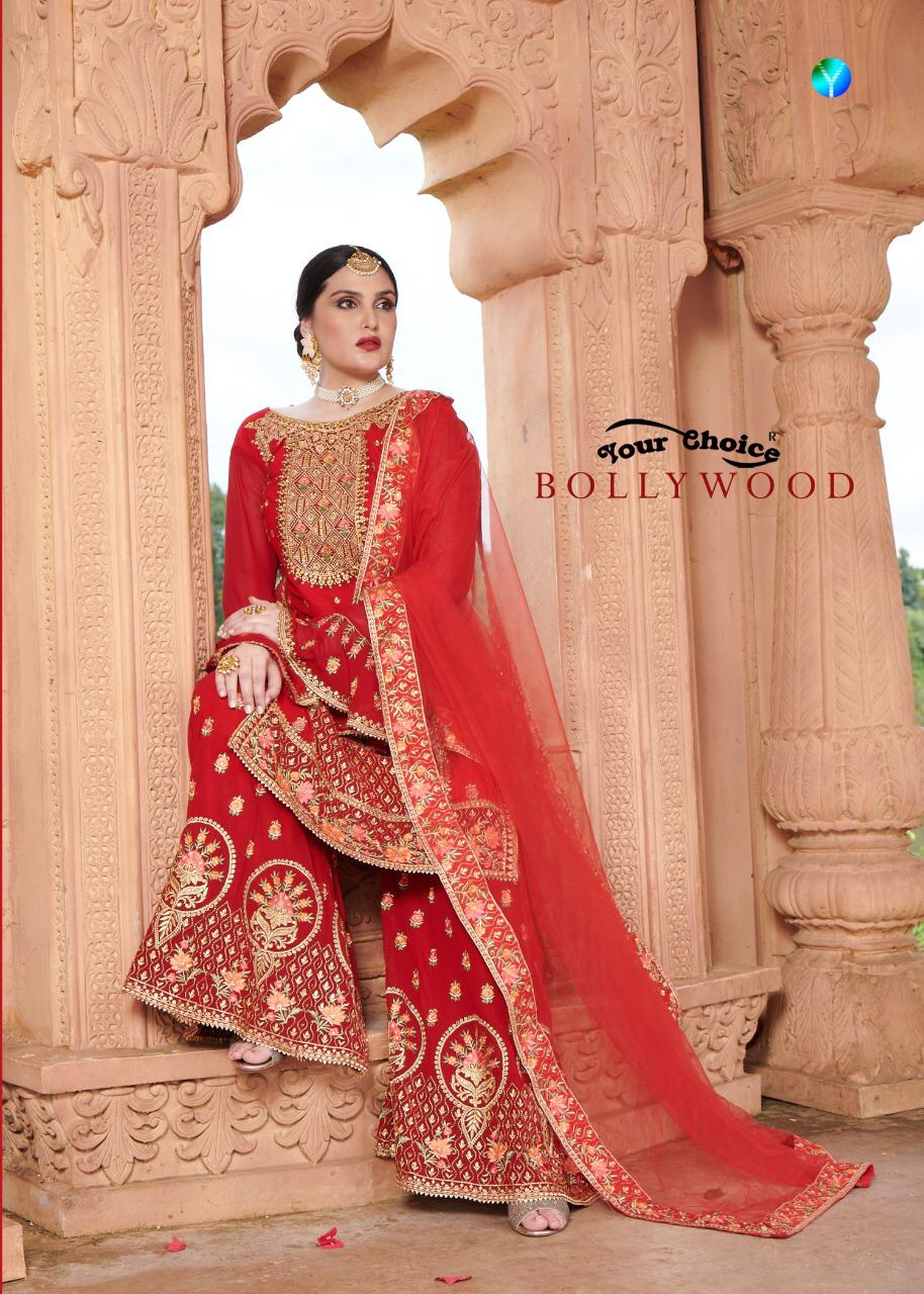 Your Choice Bollywood Blooming Georgette With Heavy Embroide...