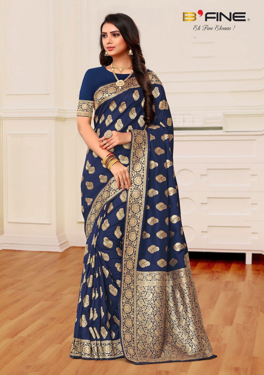 B Fine Sarees Essence Of Banaras Designer Traditional Silk S...