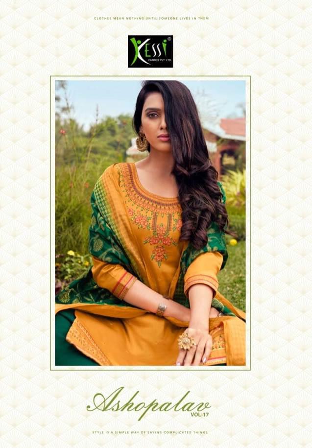 Kessi Fabrics Asopalav Vol 17 Jam Silk With Embroidery Work ...