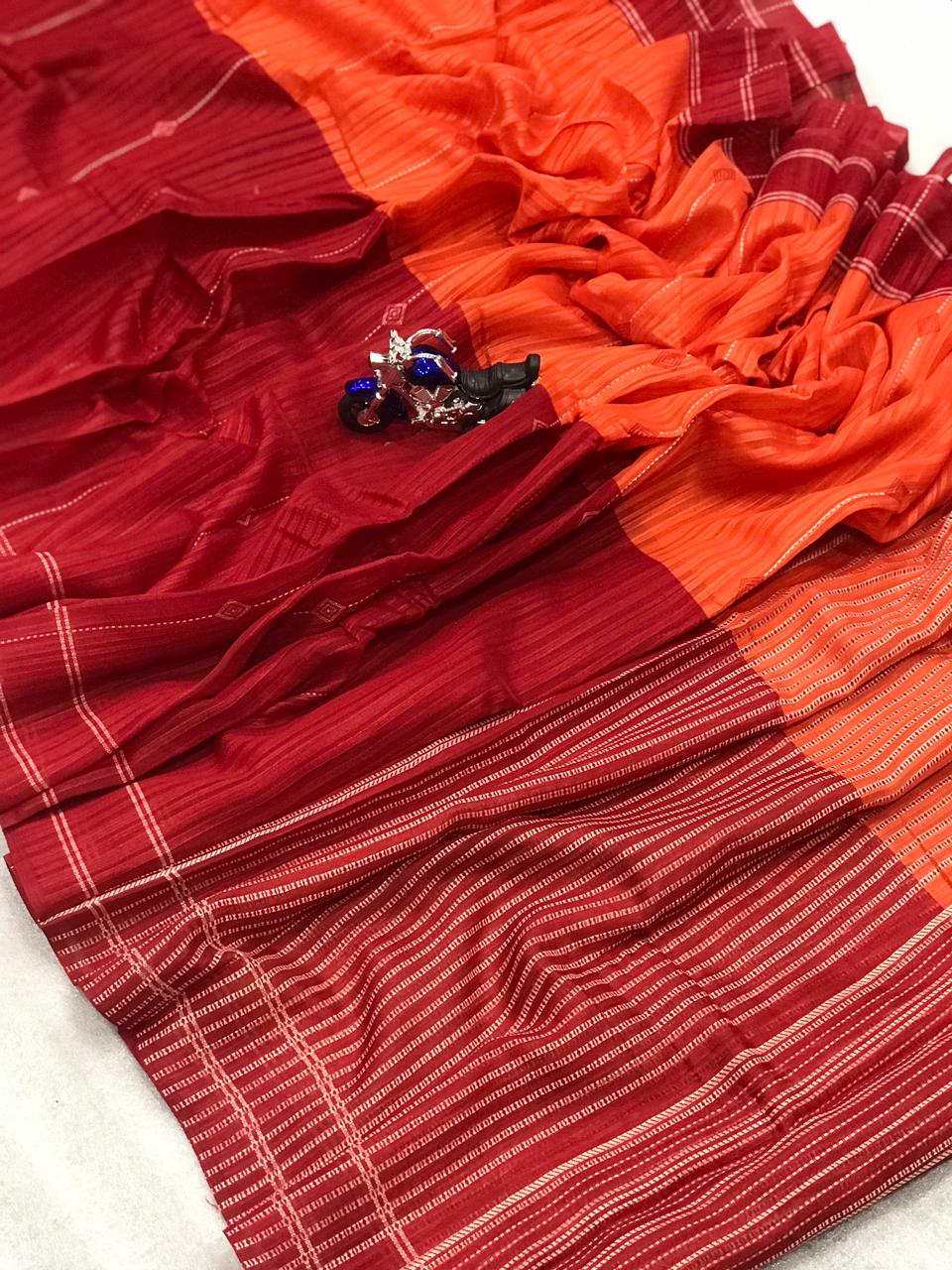 Kite Silk Cotton Regular Wear Sarees Collection At Wholesale...