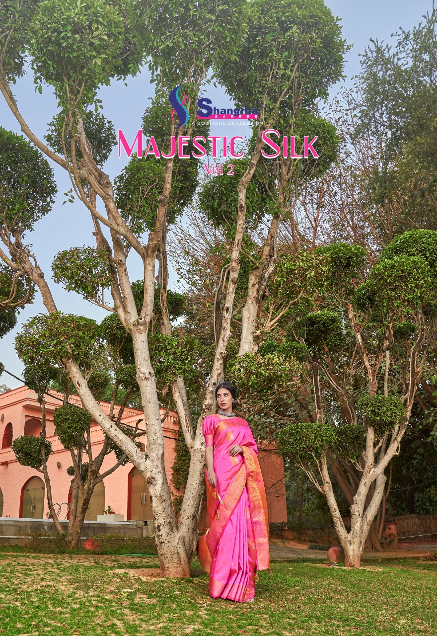 Shangrila Sarees Majestic Vol 2 Pure Kanchipuram Soft Silk T...