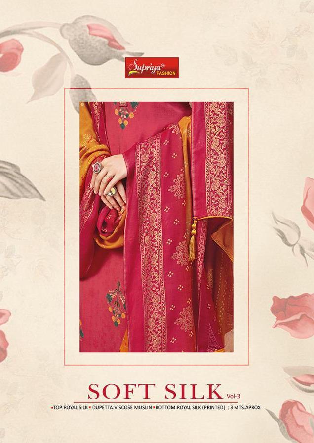 Supriya Fashion Soft Silk Vol 3 Foil Printed Royal Silk With...