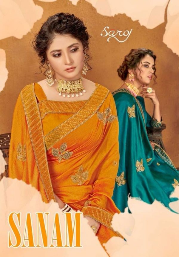 Saroj Sanam Vichitra Silk With Zari Butta Sarees Collection ...