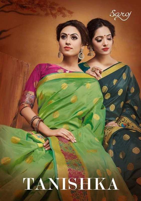 Saroj Tanishka Silk With Weaving Butta Sarees Collection At ...