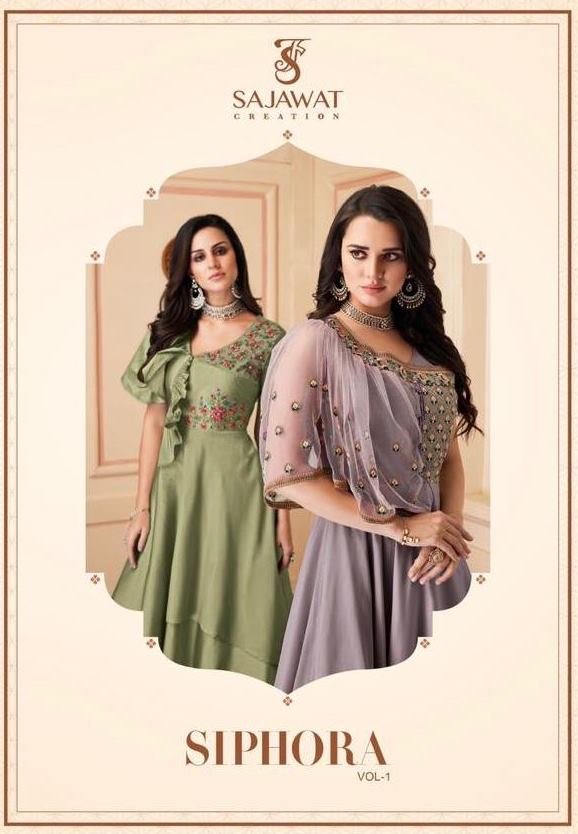Sajawat Creation Shiphora Vol 1 Heavy Soft Silk With Embroid...