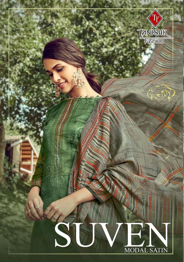 Tanishk Fashion Suven Digital Printed Pure Model Satin With ...