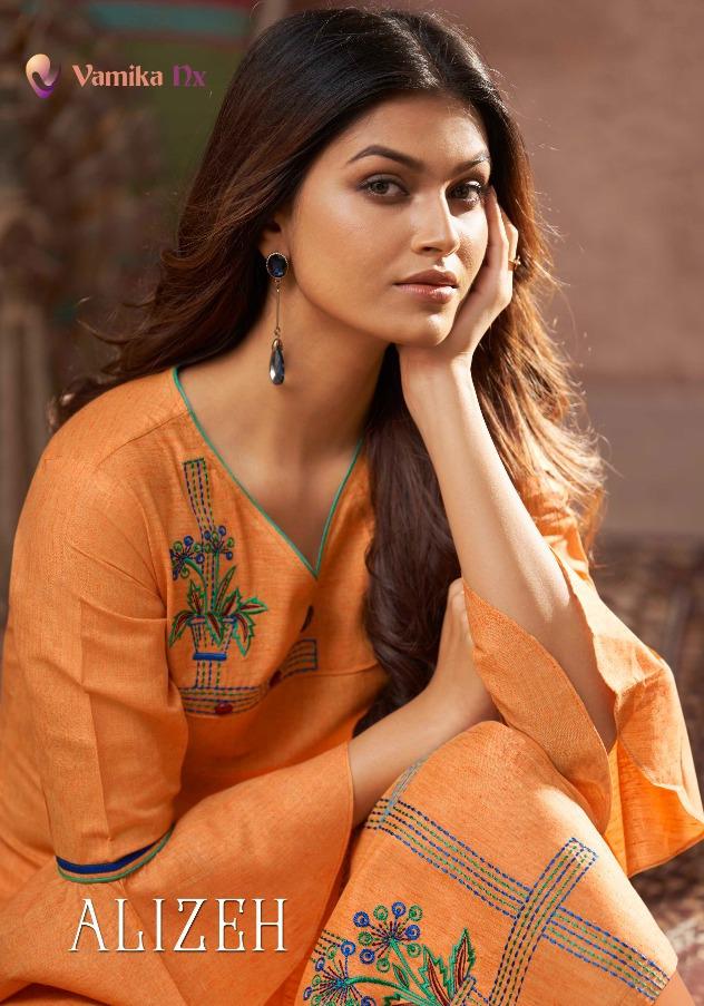 Arihant Nx Vamika Alizeh Cotton With Embroidery Work Readyma...