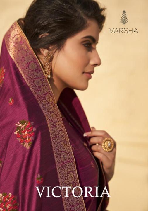 Varsha Fashion Victoria Designer Tusser Silk Dress Material ...