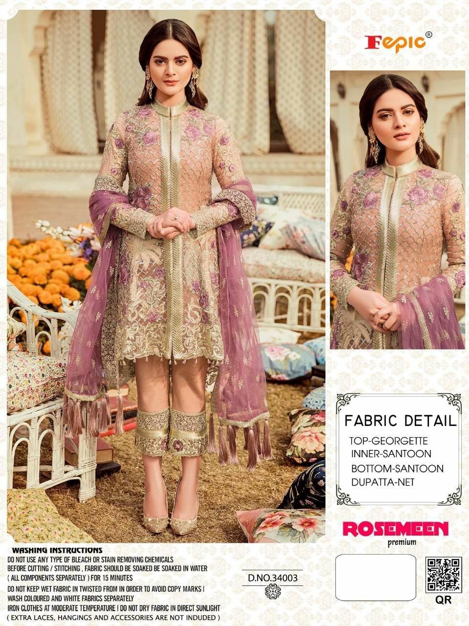 Buy Pakistani Suits Online Fepic Salwar Kameez Dress Materia...