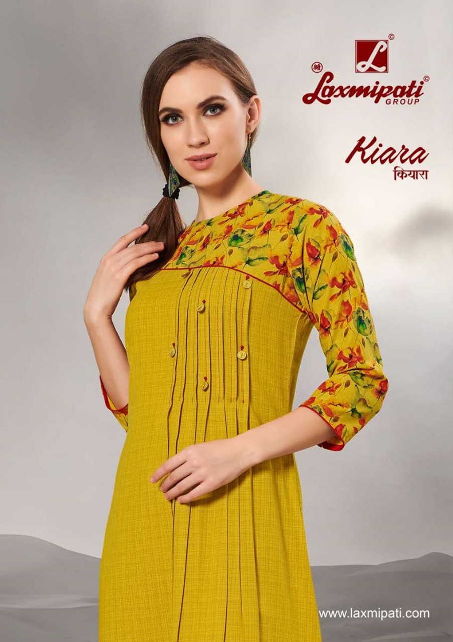 Laxmipati Kiara Cotton Readymade Long Flair Gown Style Kurti...