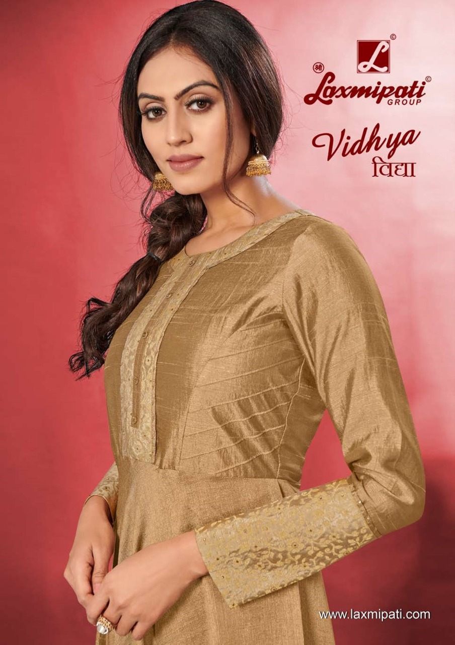 Laxmipati Vidhya Cotton Designer Readymade Gown Style Kurtis...