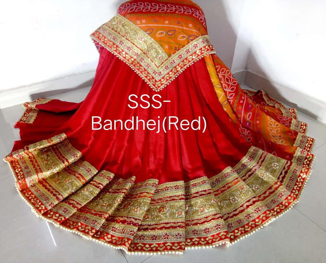 Pure Rangoli Silk With Gota Patti Work Sarees Collection At ...