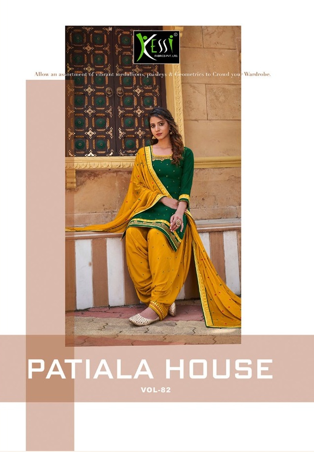 Kessi Fabrics Patiala House Vol 82 Jam Silk With Heavy Embro...