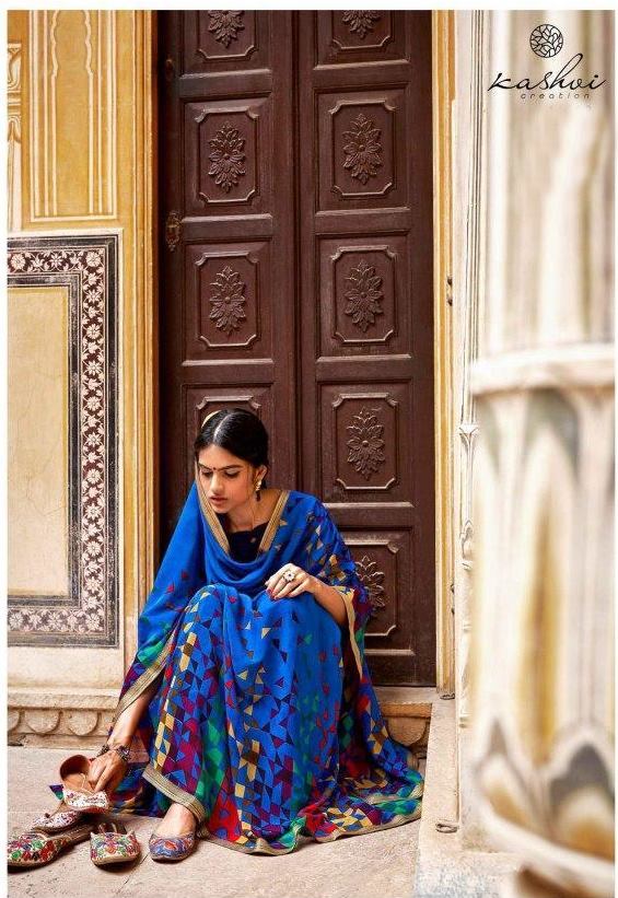 Lt Fabrics Kashvi Zara Georgette Printed Regular Wear Sarees...
