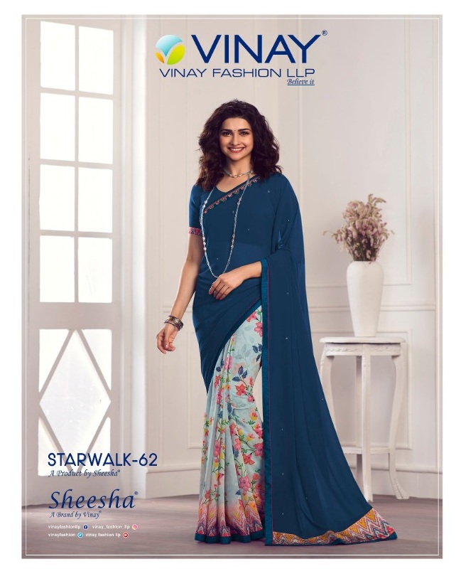 Vinay Fashion Sheesha Starwalk Vol 62 Printed Georgette With...