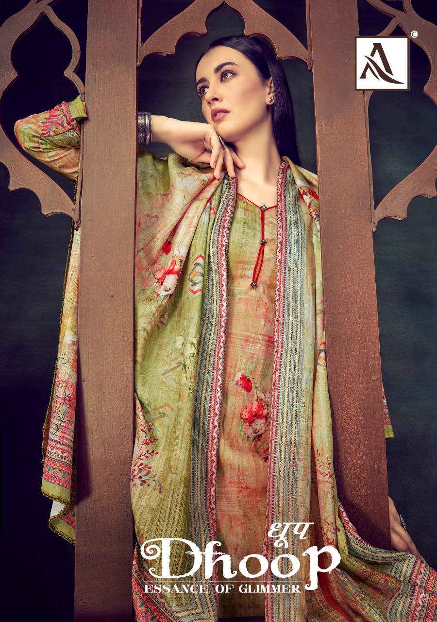 Alok Suits Dhoop Jam Digital Print With Swarovski Diamond Wo...