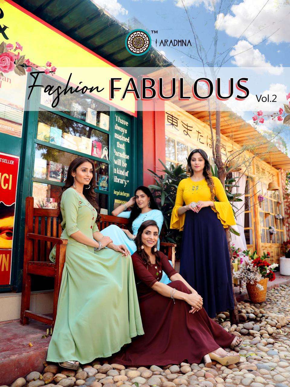 Aradhna Fashion Fabulous Vol 2 Heavy Rayon With Embroidery W...
