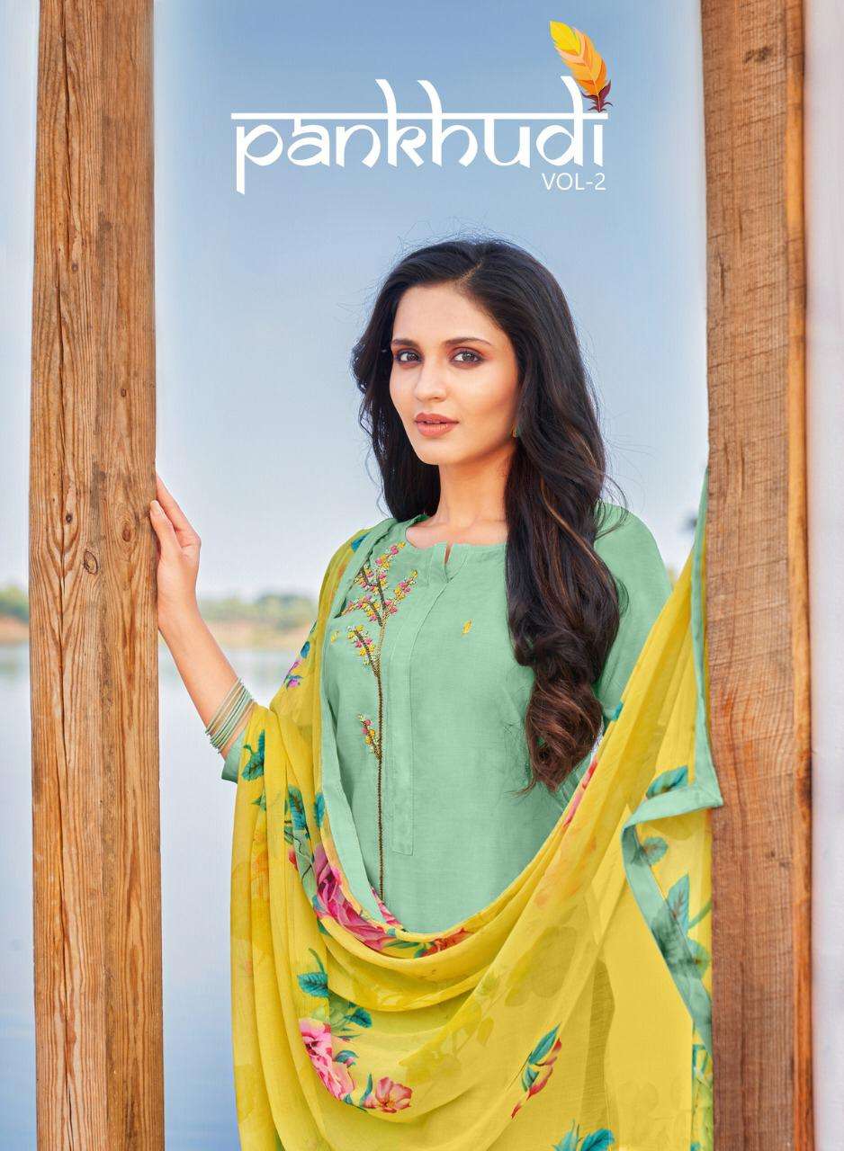 Panghat Nx Pankhudi Vol 2 Modal Cotton With Embroidery Work ...