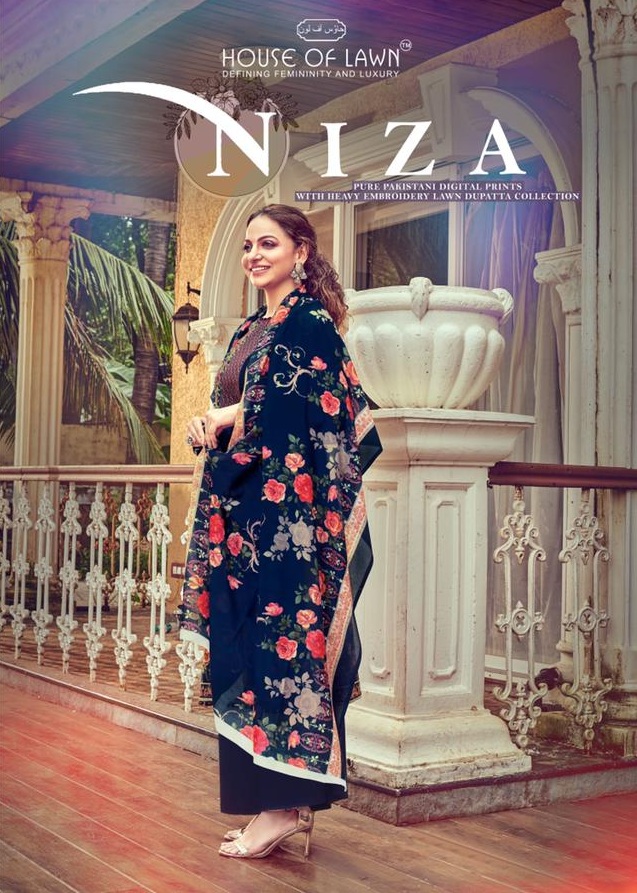 House Of Lawn Niza  Pure Lawn Digital Print Pakistani Dress ...