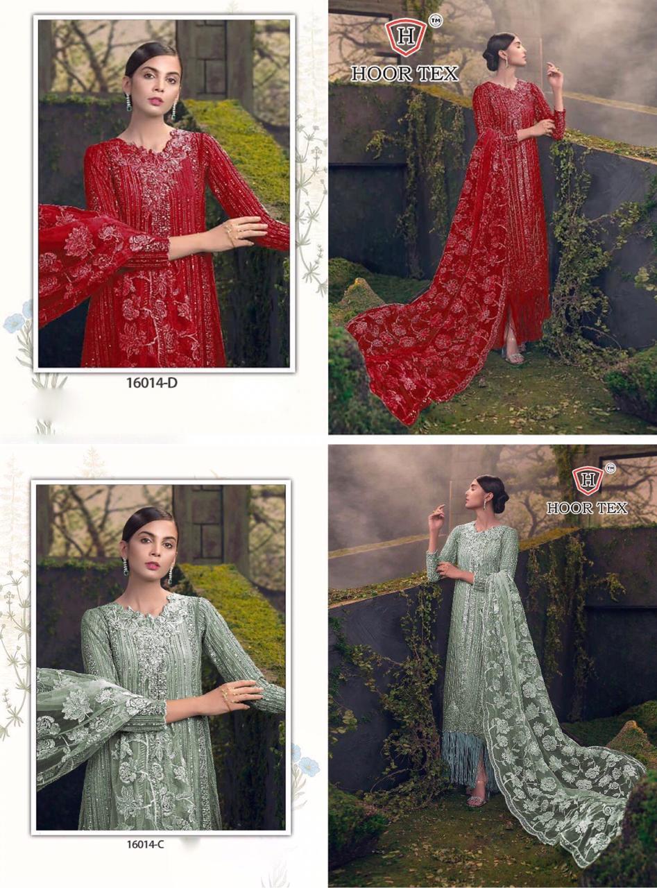 Hoor 16014 Net Embroidery Pakistani Concept Salwar Kameez