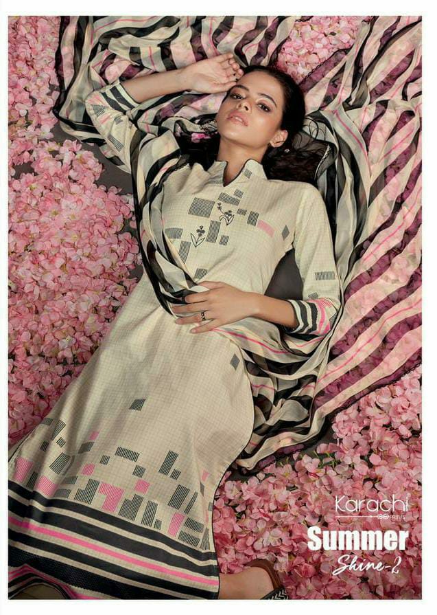 Kesar Karachi Summer Shine Superior Lawn Digital Print Dress...