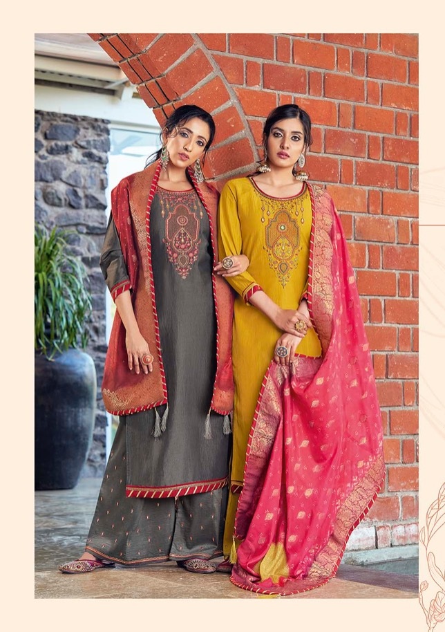 Kessi Fabrics Triple A Khwahish Vol 3 Prampara Silk With Kha...