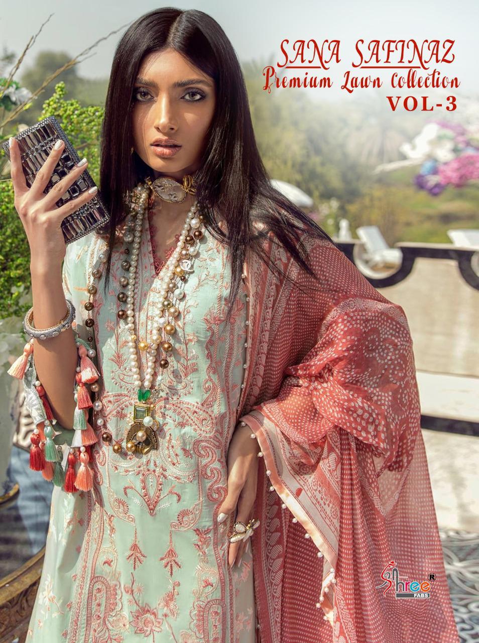 Shree Fabs Sana Safinaz Premium Lawn Collection Vol 3 Pure L...