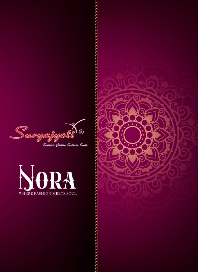 Suryajyoti Nora Vol 1 Satin Cotton With Fine Work Dress Mate...