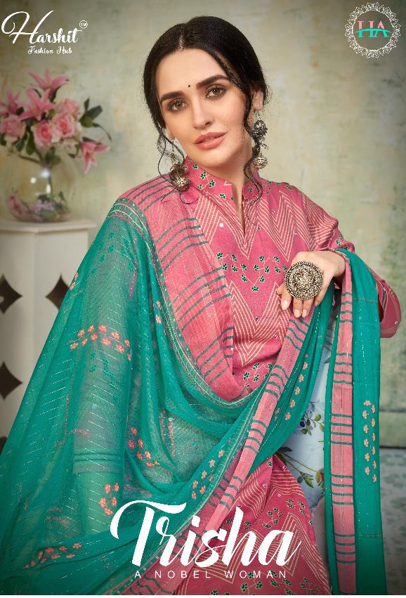 Alok Suits Harshit Fashion Trisha Pure Jam Digital Print Wit...