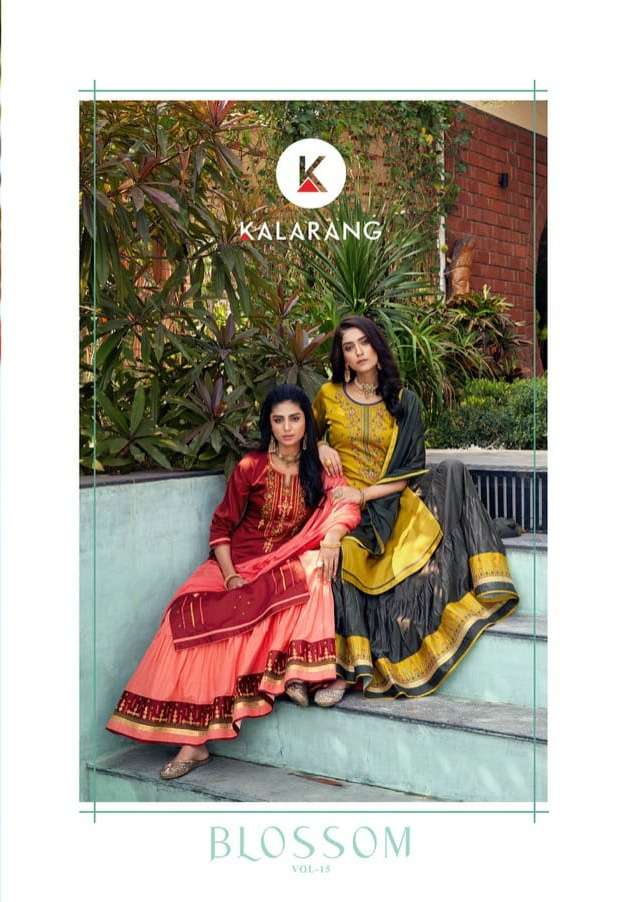Keesi Fabrics Kalarang Blossom Vol 15 Jam Silk Cotton With E...