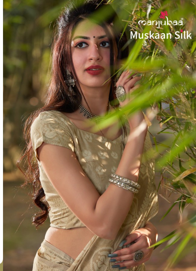 Manjubaa Clothing Muskaan Silk Fancy Designer Sarees Collect...