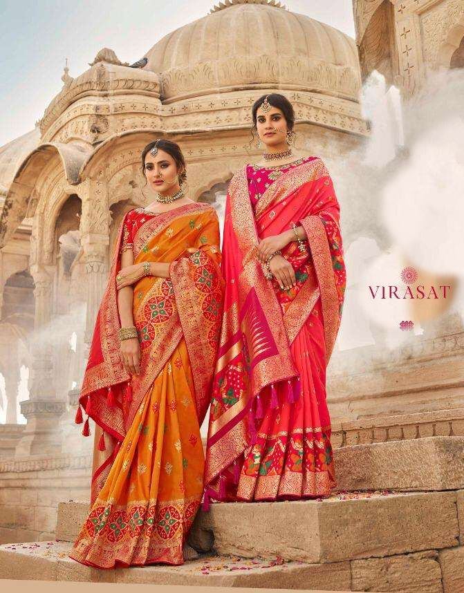 Royal Virasat Vol 41 Heavy Silk Wedding Wear Sarees Collecti...