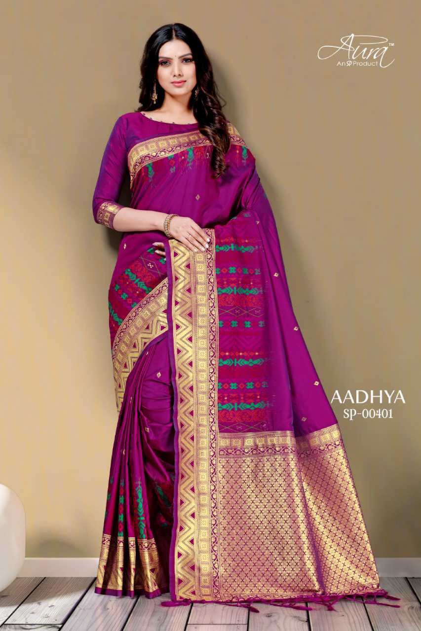Aura Aadhya Soft Silk Traditional Sarees Collection