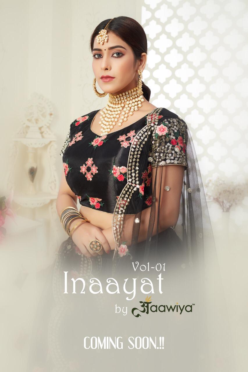 Aawiya Inaayat Vol 1 Heavy Net With Art Silk With Embroidery...