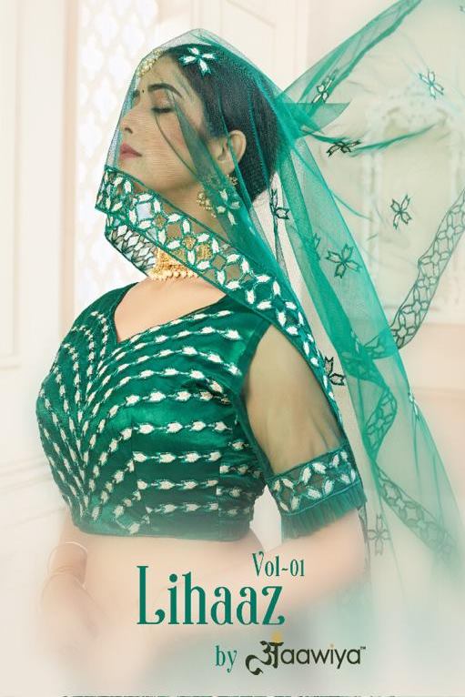 Aawiya Lihaaz Vol 1 Heavy Net With Art Silk Designer Embroid...
