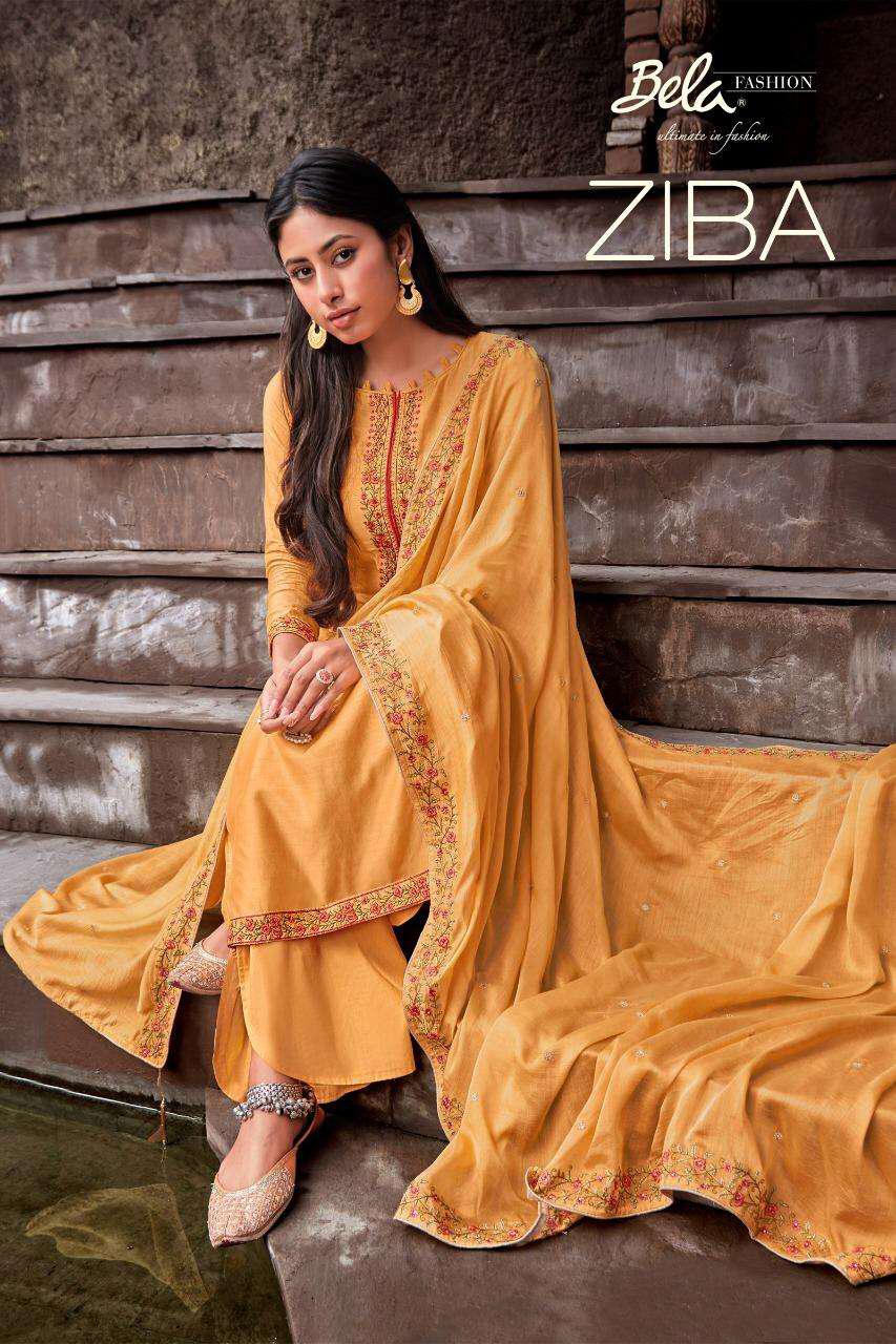 Bela Fashion Ziba Cotton Silk With Hand Work With Embroidery...