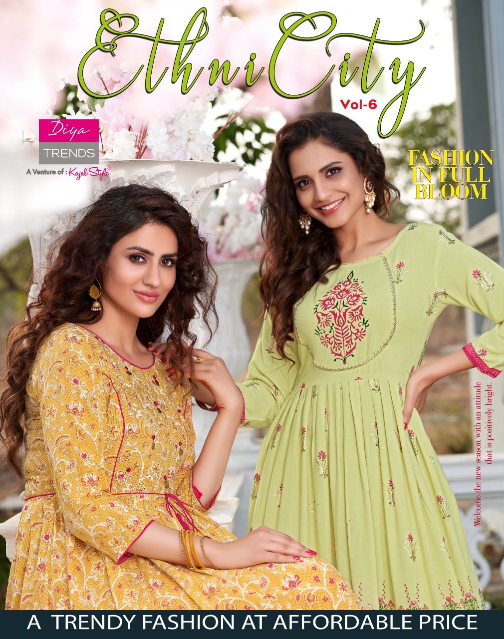Diya Trends Ethnicity Vol 6 Rayon Print With Embroidery Work...